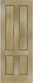 Raised Panel Long Wood Poplar Doors